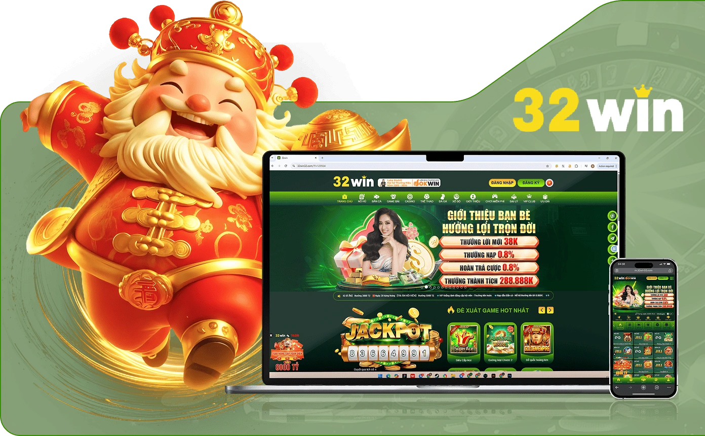 Ứng dụng 32Win trên di động